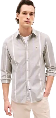 Regular Fit Stripe Oxford Shirt