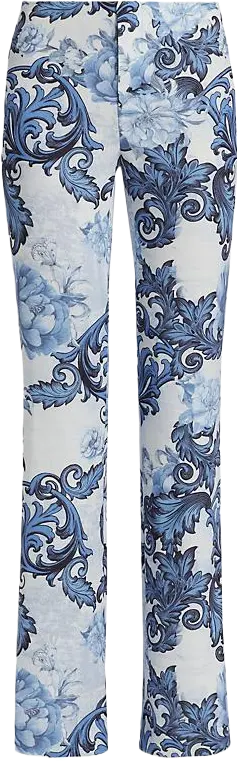 Alice + Olivia Teeny Printed Flare Bootcut Pants