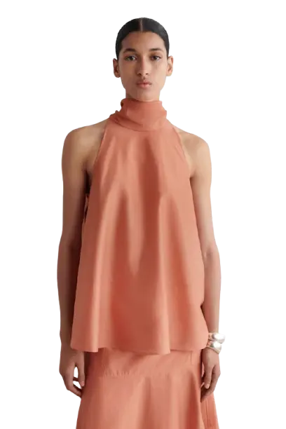 FLUID HALTERNECK TOP