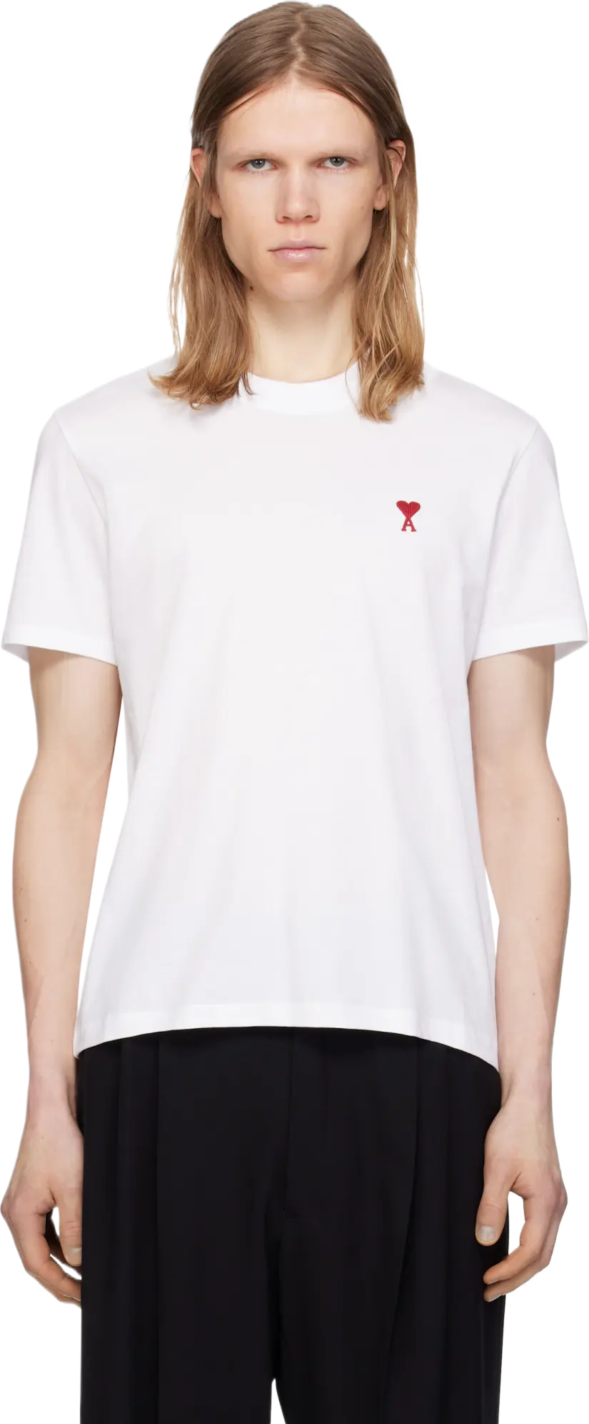 AMI PARIS
White Cotton Ami de Coeur T-shirt
