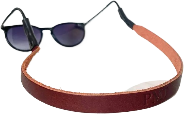 Monogrammed Leather Sunglass Strap. Sunglass Retainer. Personalized Full Grain Genuine Leather. Strap for Sunglasses. Dad Gift. 